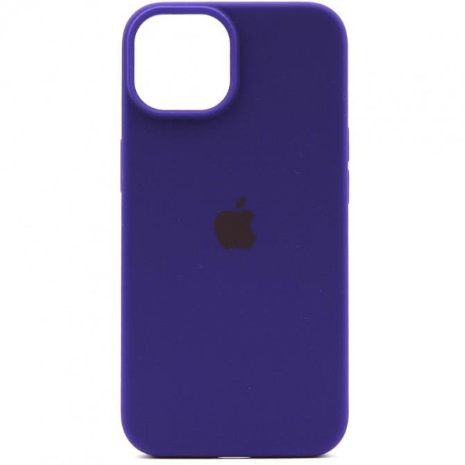 Оригинальный силиконовый чехол для iPhone 14 Ultra Violet FULL