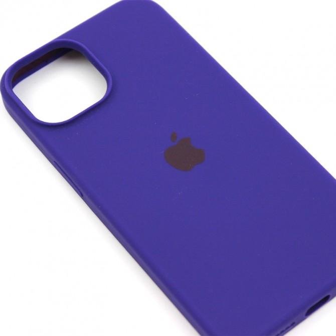 Оригинальный силиконовый чехол для iPhone 14 Ultra Violet FULL-2