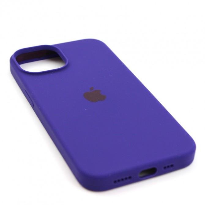 Оригинальный силиконовый чехол для iPhone 14 Ultra Violet FULL-3