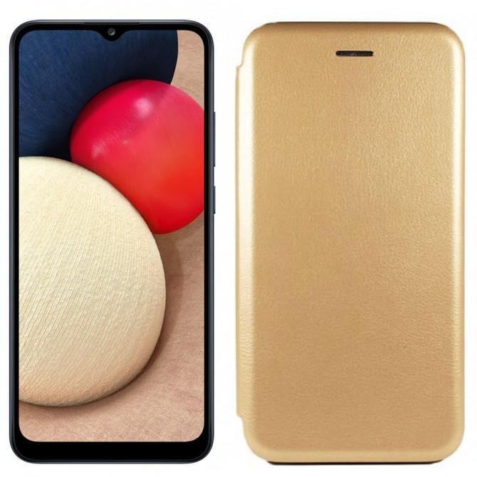 Чехол-книжка U-Like Best Samsung A025 Galaxy A02s Gold