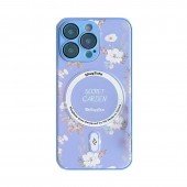 TPU+PC чехол Secret Garden with MagSafe для Apple iPhone 15 Pro (6.1 TPU+PC чехол Secret Garden with MagSafe для Apple iPhone 15 Pro (6.1