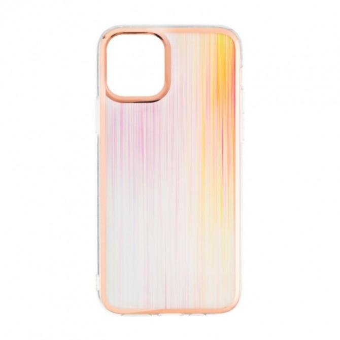 Чохол Colorfull Silicone Case iPhone 11 Pink Rainbow