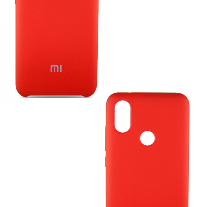 Чехол Soft Case для Xiaomi Mi6x/Mi A2 Красный-3