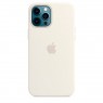 Оригинальный силиконовый чехол для iPhone 14 Pro Max White FULL