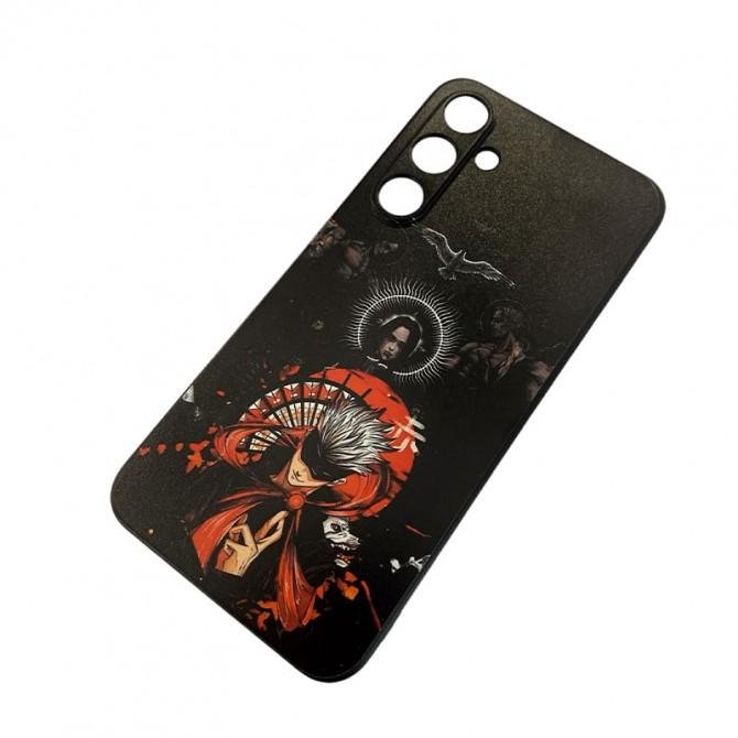 Силиконовая накладка OPrint black для Samsung Galaxy A55 Anime 1-1
