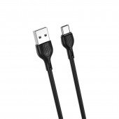 Кабель XO NB200 Type-C 2.1A/1m Black Кабель XO NB200 Type-C 2.1A/1m Black