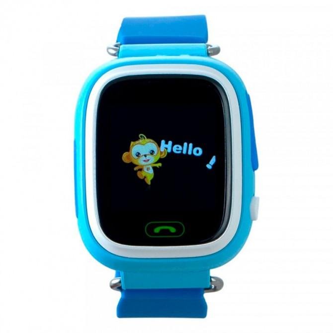 Детские умные часы с GPS трекером TD-02 (Q100) Light Blue