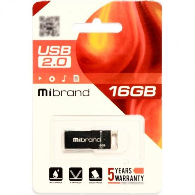 Флеш-накопитель Mibrand USB 2.0 16Gb Chameleon Черный-2