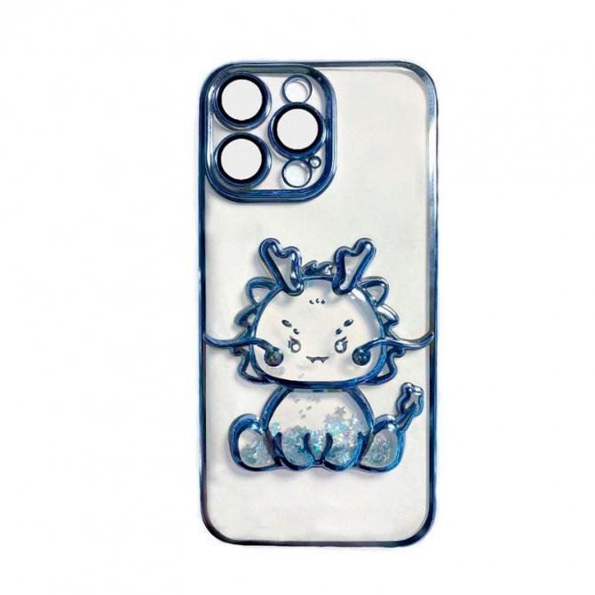 Чехол Shiny Dragon series for iPhone 14 Сиреневый