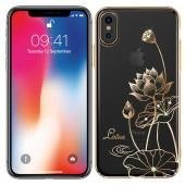 Чехол Kingxbar Elegant Series для iPhone X Lotus Silver
