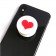 Держатель Pop Socket Heart Красный