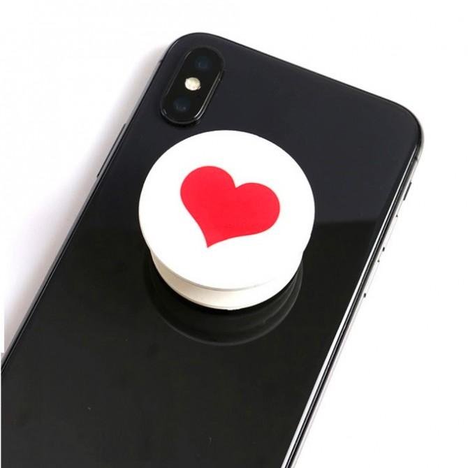 Тримач Pop Socket Heart червоний-1