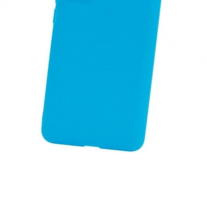 Силиконовый чехол Candy для Samsung Galaxy S21 FE Голубой-2