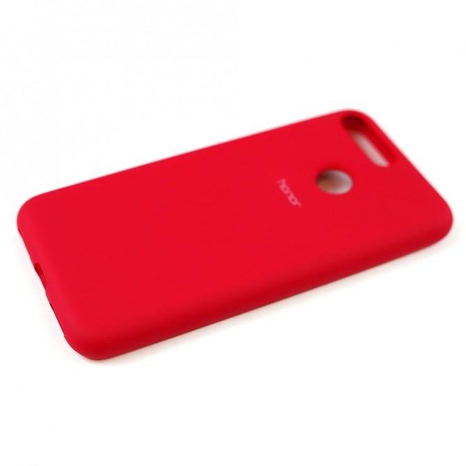 Чохол Soft Case для Huawei Y6 2018 Вишневый FULL-3