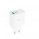 Мережевий зарядний пристрій 1USB + Type-C Hoco C113A PD65W+QC3.0 White