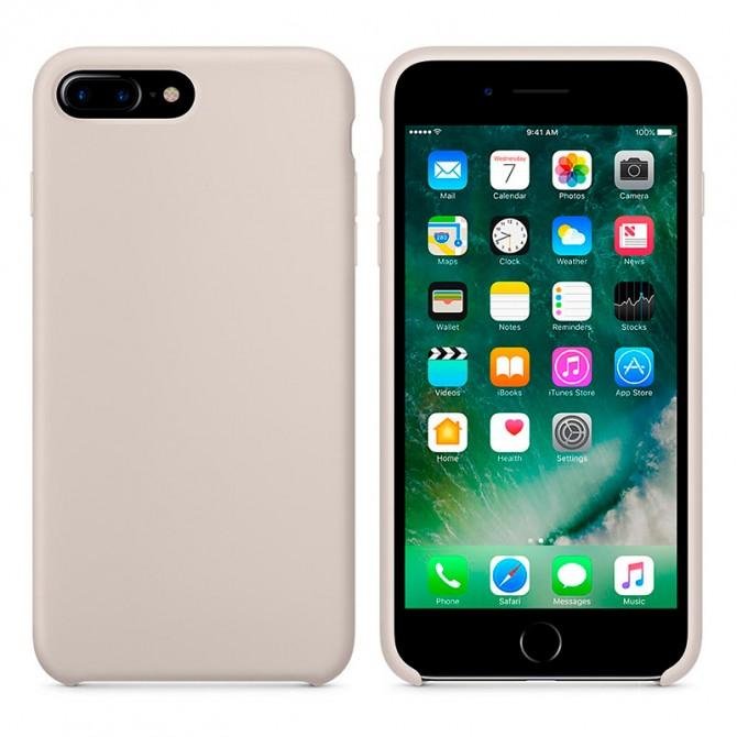 Оригінальний силіконовий чохол для iPhone 7/8 Plus Галька FULL (без лого)