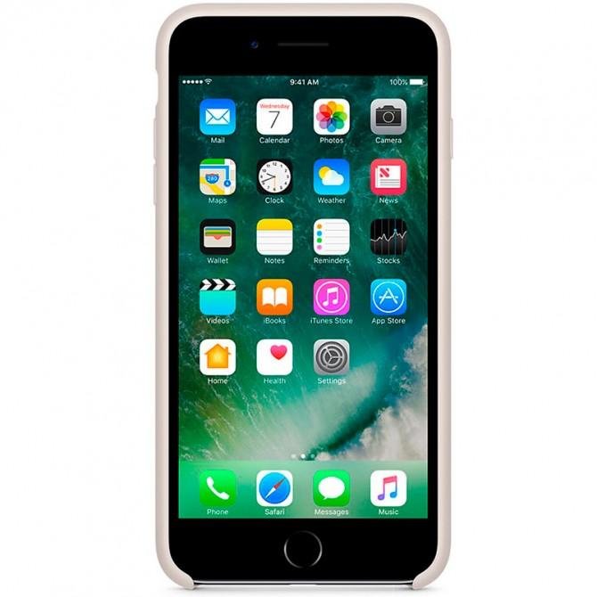 Оригінальний силіконовий чохол для iPhone 7/8 Plus Галька FULL (без лого)-2