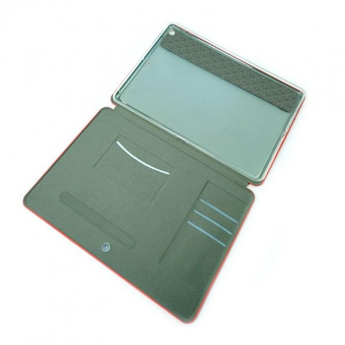 Чехол-книжка кожа для iPad 2019 (10.2") Red-1