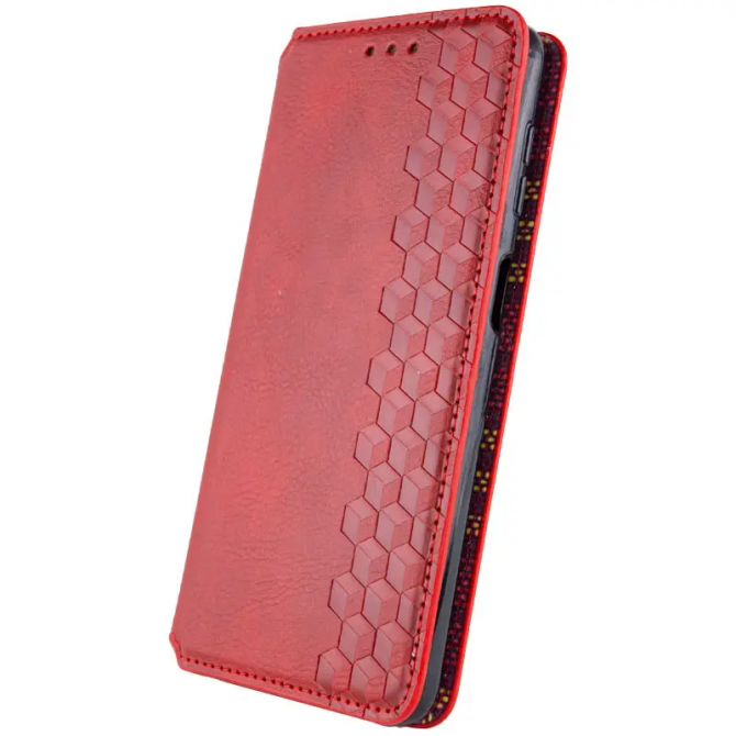 Чохол-книжка GETMAN Cubic for Xiaomi Redmi 15C Red-1