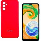 Чехол  Soft Case Samsung A047 Galaxy A04s Красный FULL Чехол  Soft Case Samsung A047 Galaxy A04s Красный FULL