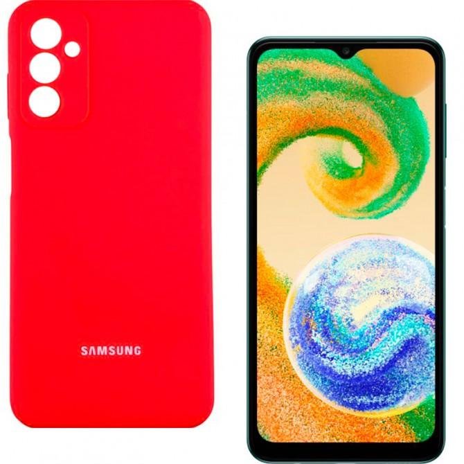 Чохол Soft Case Samsung A047 Galaxy A04s Червоний FULL-1