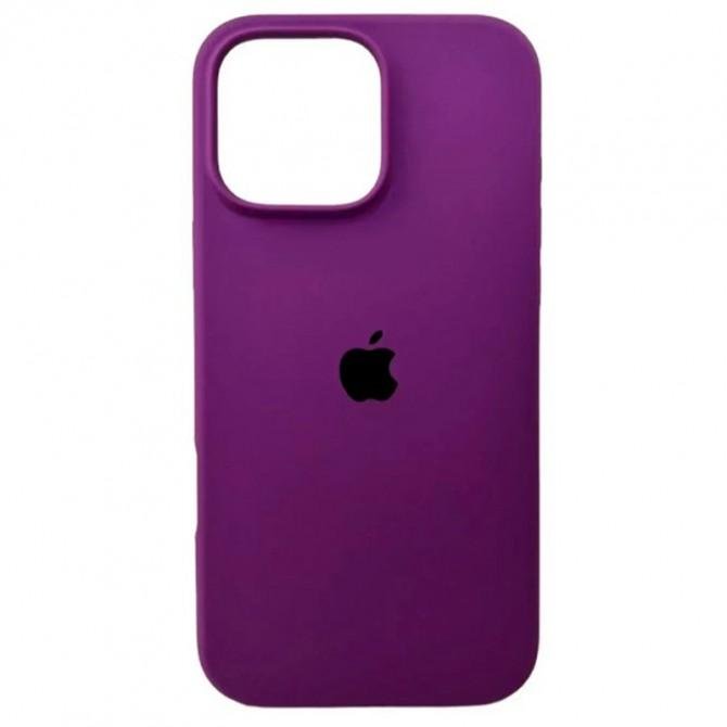 Силіконовий чохол для iPhone 16 Pro Max Purple FULL