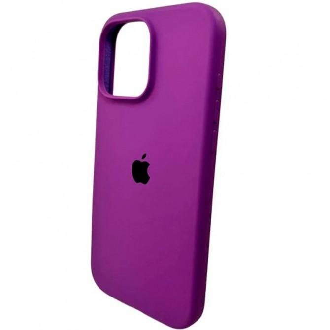 Силіконовий чохол для iPhone 16 Pro Max Purple FULL-2