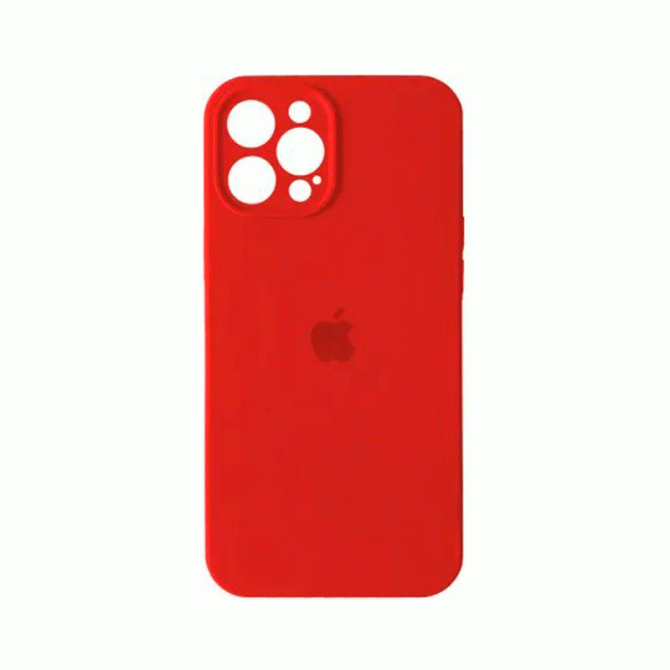 Силиконовый чехол для iPhone 15 Pro Red FULL