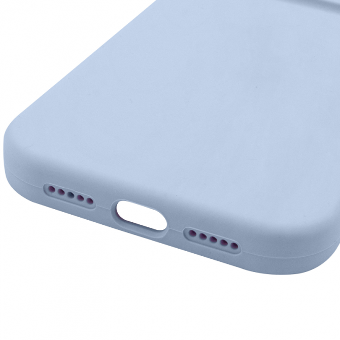 Силиконовый чехол для iPhone 17 Pro Max Lilac Blue FULL (NO LOGO)-4