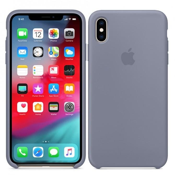 Чехол Soft Case для iPhone Xs Max Lavender Grey