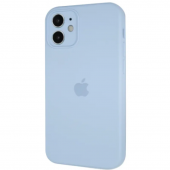 Силиконовый чехол для iPhone 11 Голубой FULL (SQUARE SHAPE)