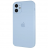 Силиконовый чехол для iPhone 11 Голубой FULL (SQUARE SHAPE)