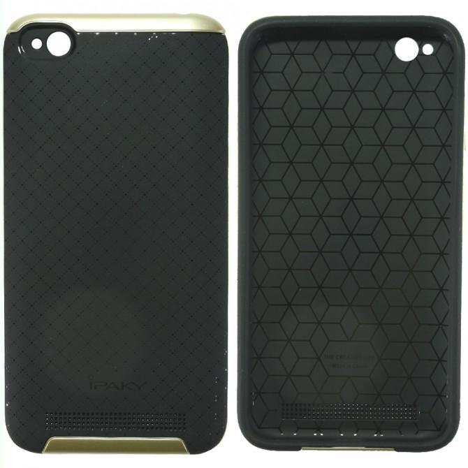 Накладка iPaky Carbon TPU + Bumper для Xiaomi Redmi 5a Золотий