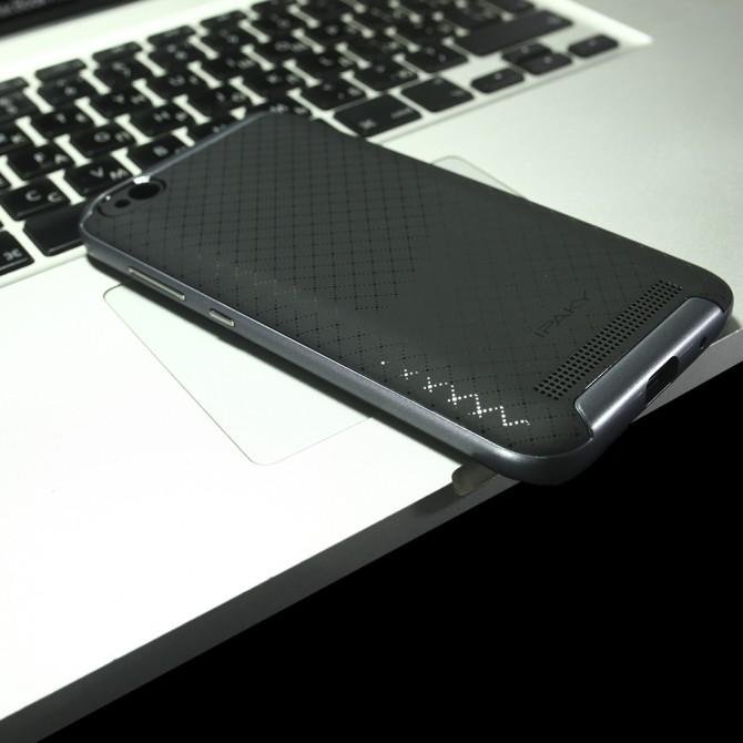 Накладка iPaky Carbon TPU + Bumper для Xiaomi Redmi 5a/Redmi Go Сірий-3