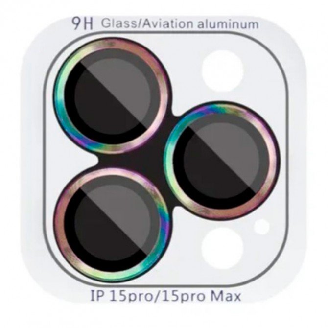 Захисне скло на камеру Metal Classic (в упак.) для iPhone 17 Pro Max (6.9") Бузковий-1