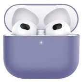 Чохол U-Like Silicone Protective Case For Airpods 3 Slim Lavander Grey Чохол U-Like Silicone Protective Case For Airpods 3 Slim Lavander Grey