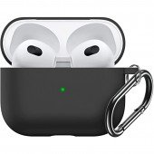 Чохол U-Like Silicone Protective Case For Airpods 3 Slim Black Чохол U-Like Silicone Protective Case For Airpods 3 Slim Black
