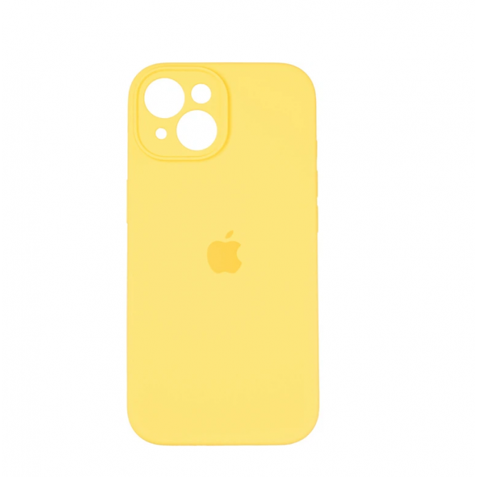 Силіконовий чохол для iPhone 15 Yellow FULL