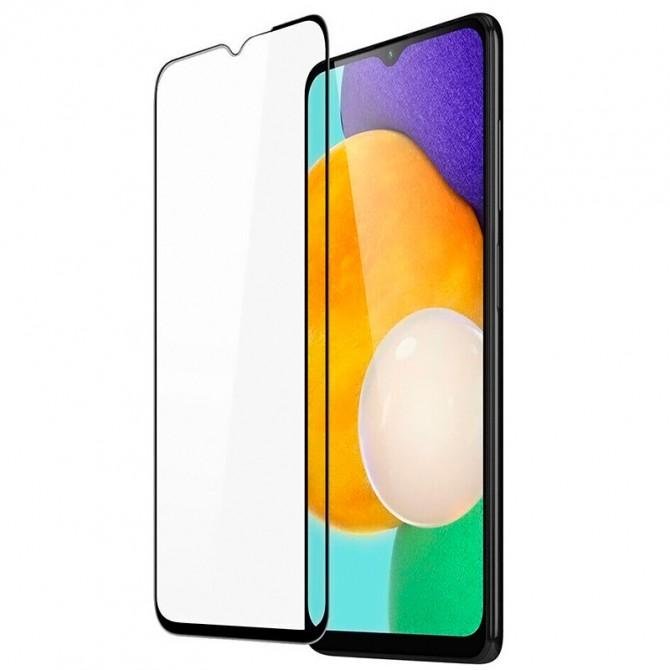 Захисне скло для SAMSUNG Galaxy A13/A23/M23 Full Glue (0.25 мм, 2.5D, чорне) ЛЮКС