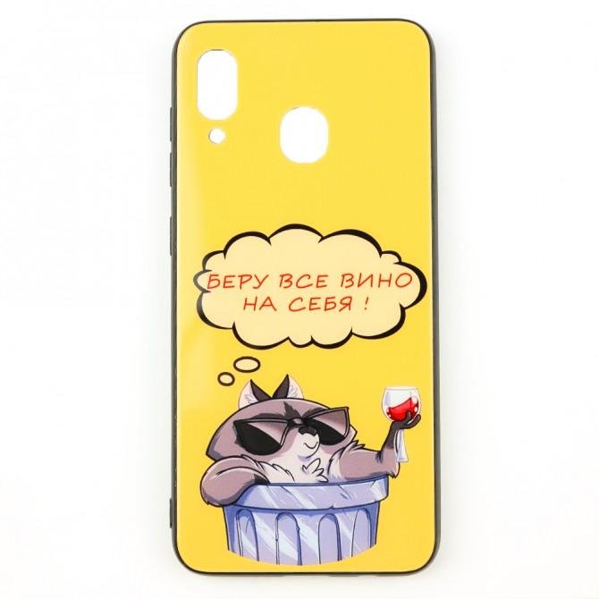 Чехол Joke series для Samsung A405 Galaxy A40 2019 Вино-1