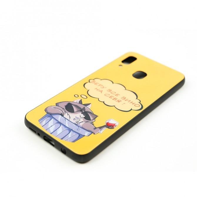 Чехол Joke series для Samsung A405 Galaxy A40 2019 Вино-3