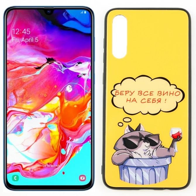Чохол Joke series для Samsung A705 Galaxy A70 2019 Вино