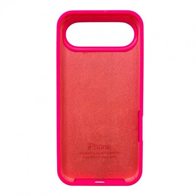 Cиліконовий чохол для iPhone 17 Air Shiny pink FULL-1