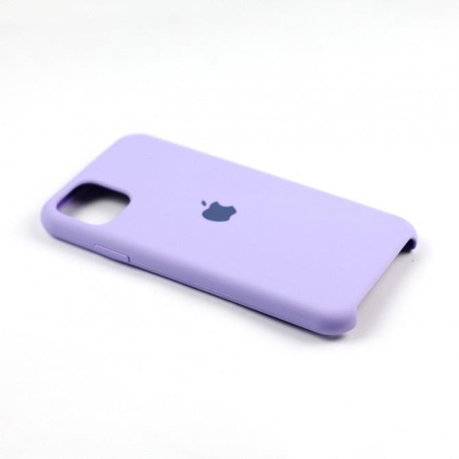 Оригинальный силиконовый чехол для iPhone 11 Pro Сиреневый-3