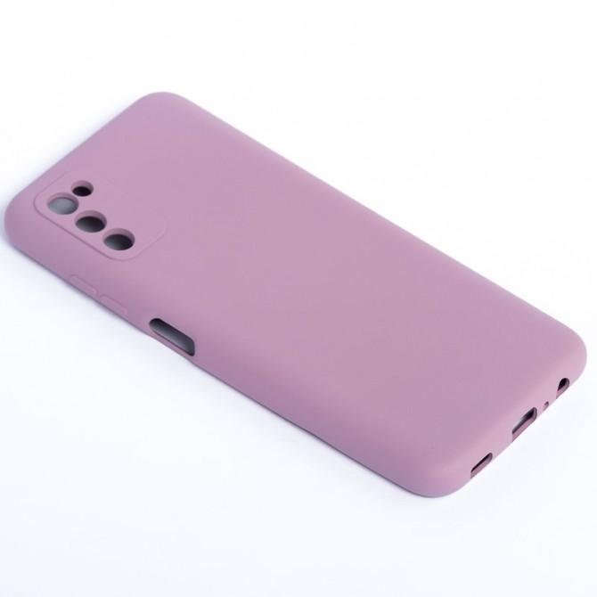 Чехол Original Soft Case Samsung A037 Galaxy A03s Смородиновий FULL-3