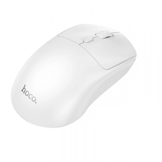 Миша Hoco GM42 Platino Wireless White-1