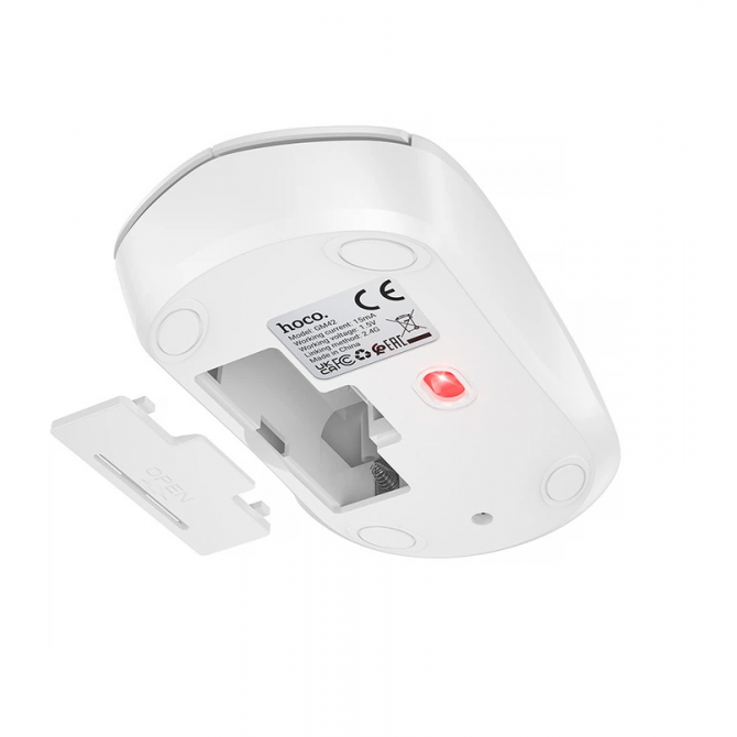 Миша Hoco GM42 Platino Wireless White-2