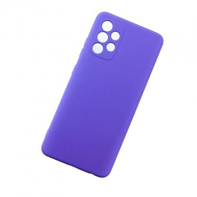 Чехол Soft Case Samsung A325 Galaxy A32 Фиолетовый-3