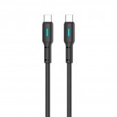 Кабель Gelius Lumin Lamp GP-UC100 Type-C/Type-C (1m) (60W) Black Кабель Gelius Lumin Lamp GP-UC100 Type-C/Type-C (1m) (60W) Black
