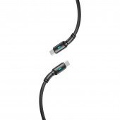 Кабель Gelius Lumin Lamp GP-UC100 Type-C/Type-C (1m) (60W) Black Кабель Gelius Lumin Lamp GP-UC100 Type-C/Type-C (1m) (60W) Black